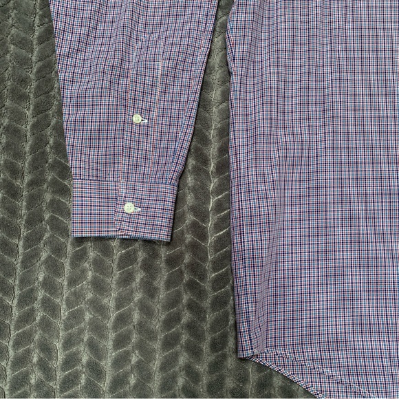 Polo Ralph Lauren Blake Shirt Mens Large Blue Red Long Sleeve Button Down VTG - Picture 4 of 12